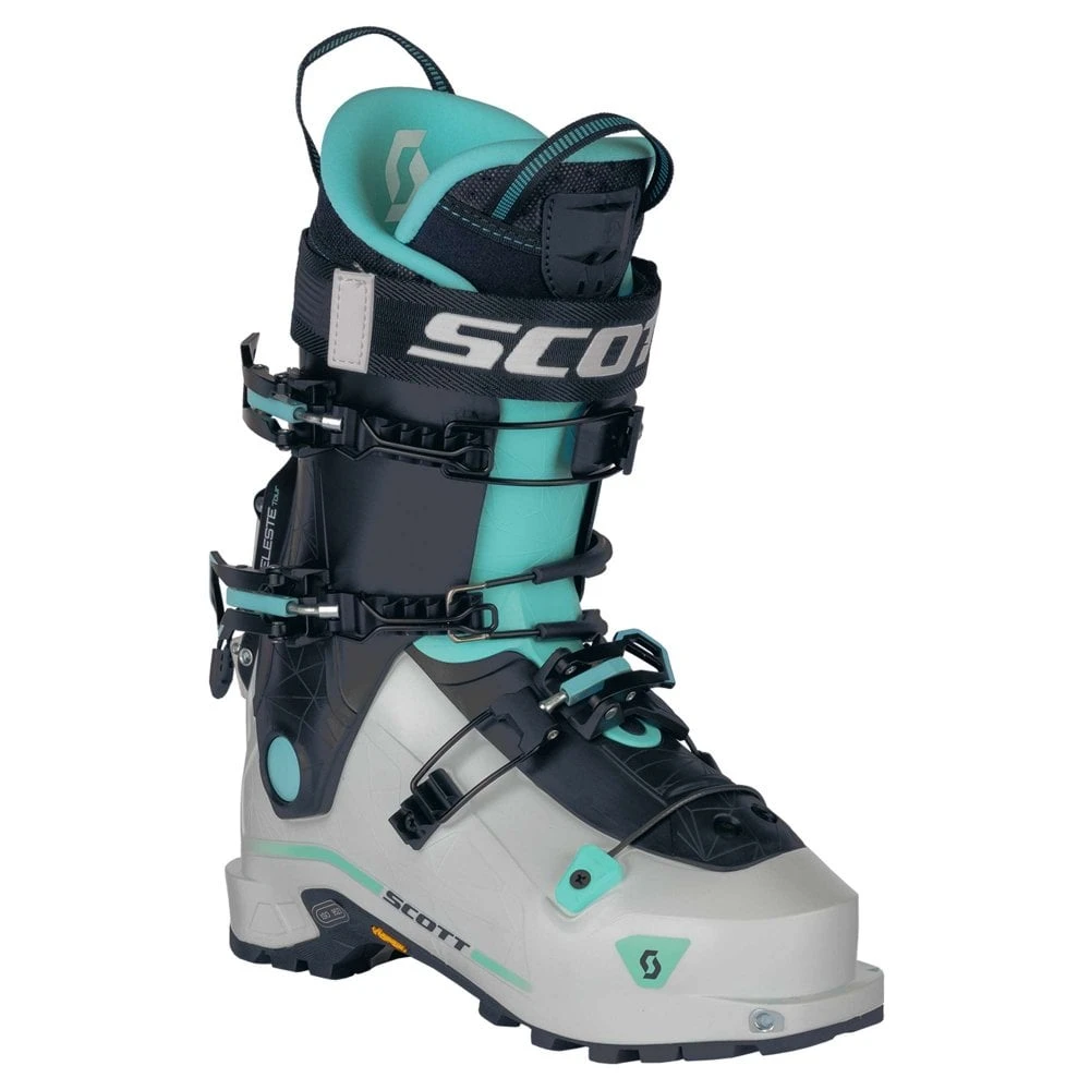 Scott Scott Celeste Tour Womens Touring Ski Boot 2023 - White/Mint Green 4 Scott Scott Celeste Tour Womens Touring Ski Boot 2023 - White/Mint Green - Image 2