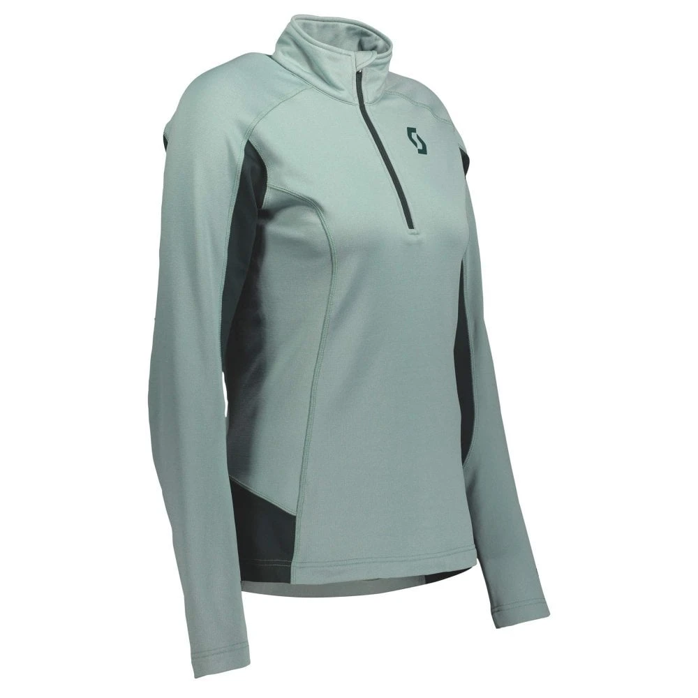Scott Scott Defined Light Women's Pullover - Fog Green/Tree Green 5 Scott Scott Defined Light Women's Pullover - Fog Green/Tree Green - Image 3