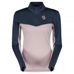 Scott Scott Defined Light Womens Pullover - Metal Blue/Sweet Pink