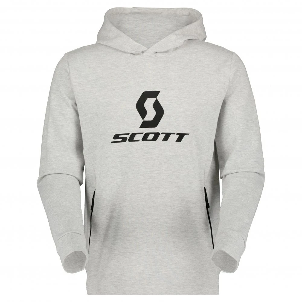 Scott Scott Defined Mid Pullover Hoody - Light Grey 3 Scott Scott Defined Mid Pullover Hoody - Light Grey