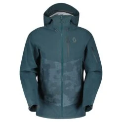 Scott Scott Explorair 3L Jacket - Aruba Green Print
