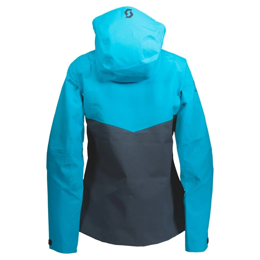 Scott Scott Explorair 3L Women's Ski Jacket - Breeze Blue/Dark Blue 4 Scott Scott Explorair 3L Women's Ski Jacket - Breeze Blue/Dark Blue - Image 2