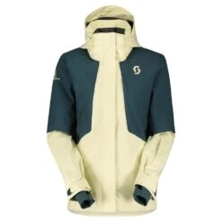 Scott Scott Ultimate Dryo 10 Womens Jacket - Aruba Green/Pale Yellow