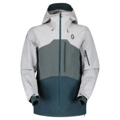 Scott Scott Vertic 3L Jacket - Light Grey/Grey Green