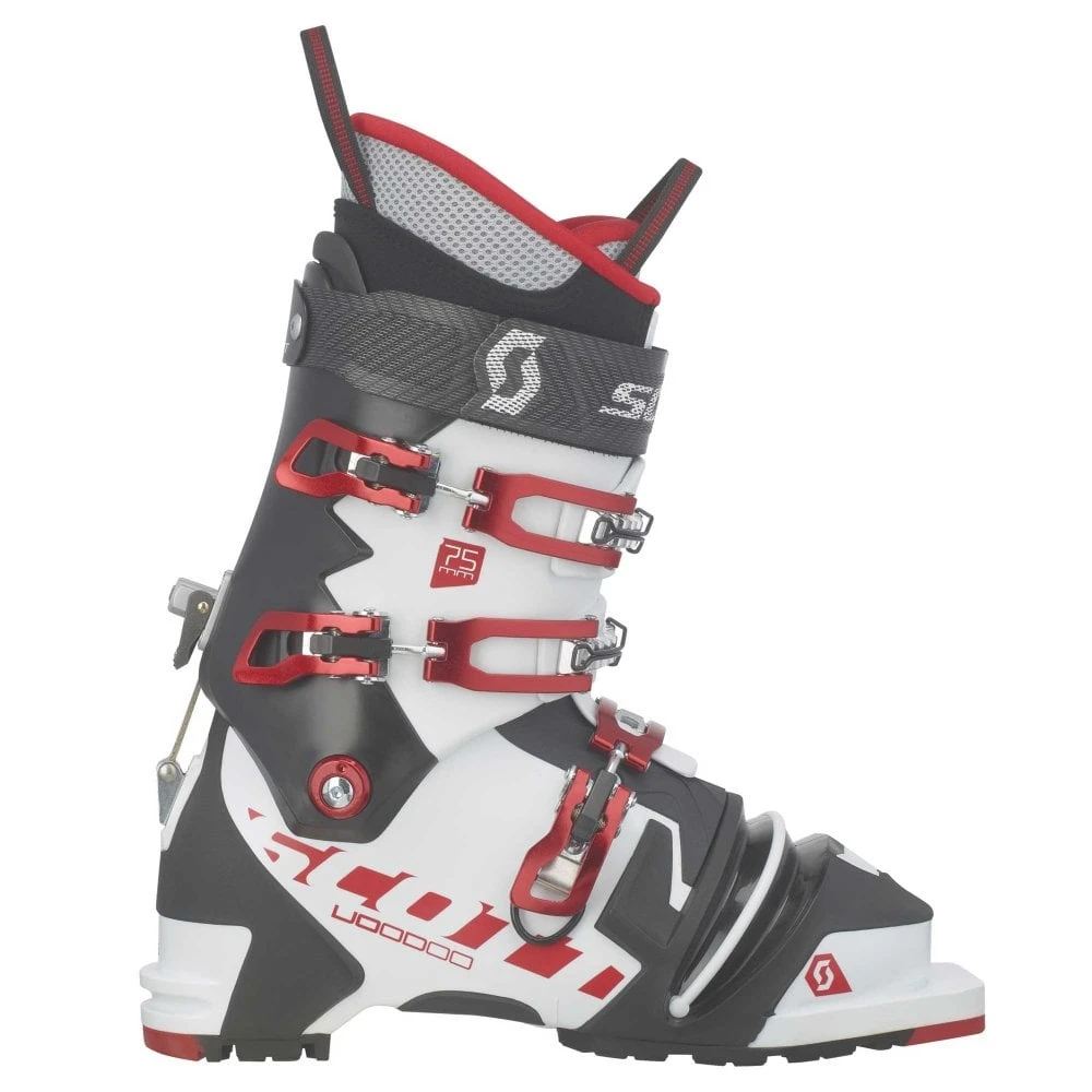 Scott Scott Voodoo 75mm Telemark Ski Boots 2023 - White/Black 3 Scott Scott Voodoo 75mm Telemark Ski Boots 2023 - White/Black